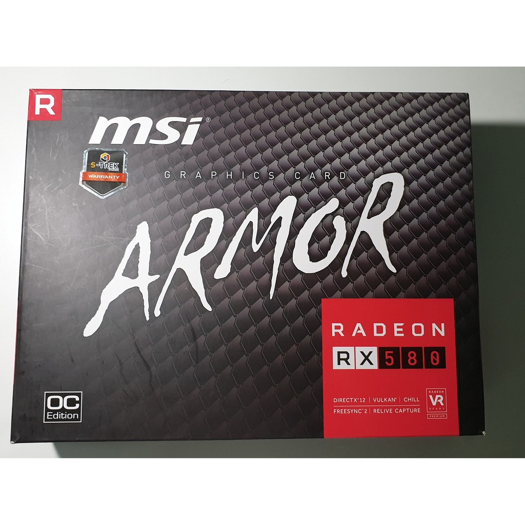 RX580 MSI Radeon ARMOR 8G OC มือสอง สภาพใหม่ ประกันเหลือ ส่งฟรี Kerry ...