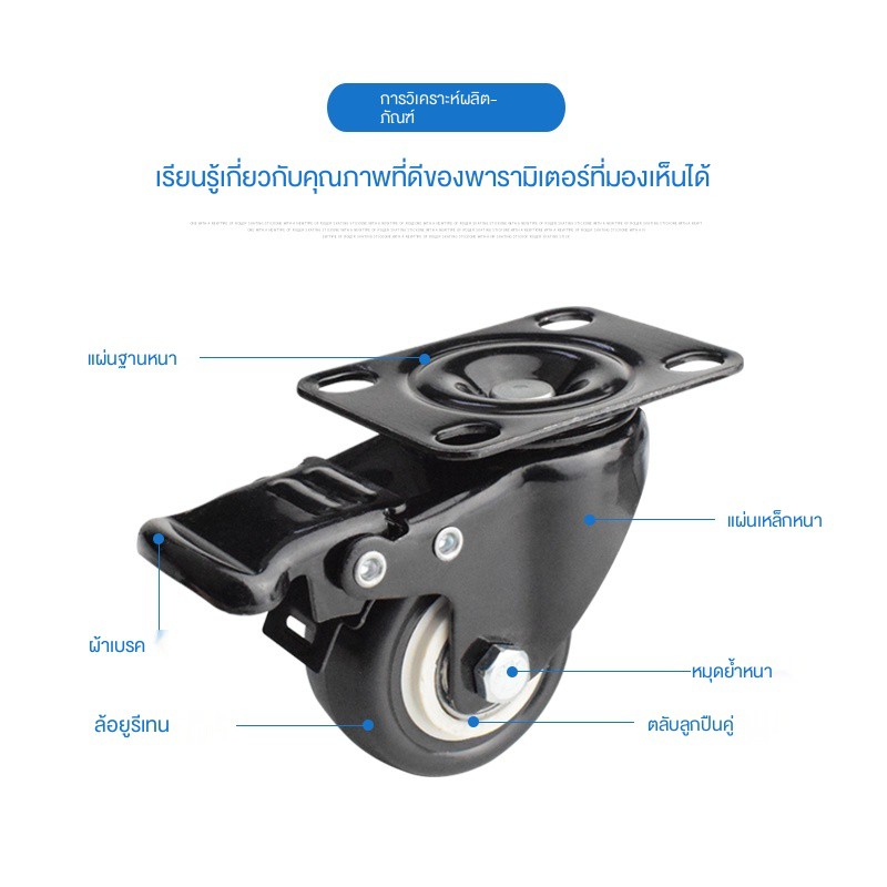 ล้อ-1-5-นิ้ว-2-นิ้ว-2-5-นิ้ว-3-นิ้ว-universal-ล้อปิดเสียงล้อเบรคล้อทิศทางล้อเฟอร์นิเจอร์ล้อกระเป๋าเดินทาง-wheel