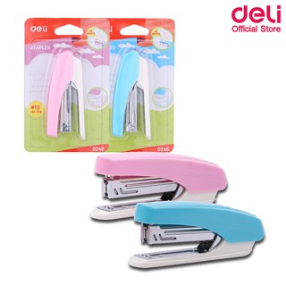 Deli 0246 Stapler #10 ที่เย็บกระดาษเบอร์ 10 แพ็ค 24 ชิ้น เครื่องเย็บกระดาษ ที่เย็บกระดาษ เครื่องใช้สำนักงาน