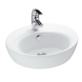 K-17248X อ่างล้างหน้าแบบวางบนเคาน์เตอร์ รุ่น โอฟ สีขาว - Kohler