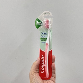 Colgate Slim Soft Sipral Detox Toothbrush คอลเกต สลิมซอฟท์ สไปรัล ดีท็อกซ์ แปรงสีฟัน รุ่นนุ่มพิเศษ