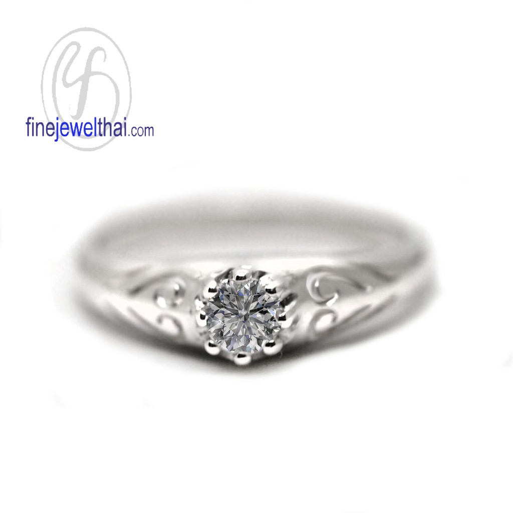 finejewelthai-แหวนวินเทจ-แหวนเพชรcz-แหวนเงินแท้-vintage-diamond-cz-silver-ring-valentine-gift95