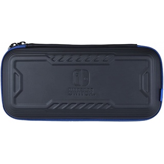 [+..••] NSW TOUGH POUCH PLUS FOR NINTENDO SWITCH / OLED MODEL (BLUE X BLACK) (🎮)