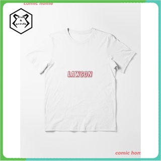 2022 LAWSON Essential T-Shirt เสื้อยืด ดพิมพ์ลาย ดผ้าเด้ง คอกลม cotton ความนิยม sale Unisex