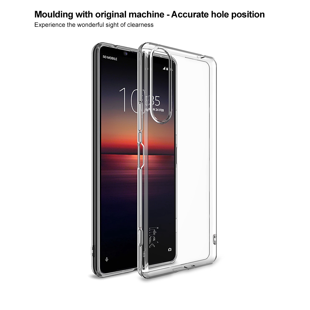 original-imak-casing-sony-xperia-1-ii-transparent-soft-tpu-back-case-clear-silicone-shockproof-cover