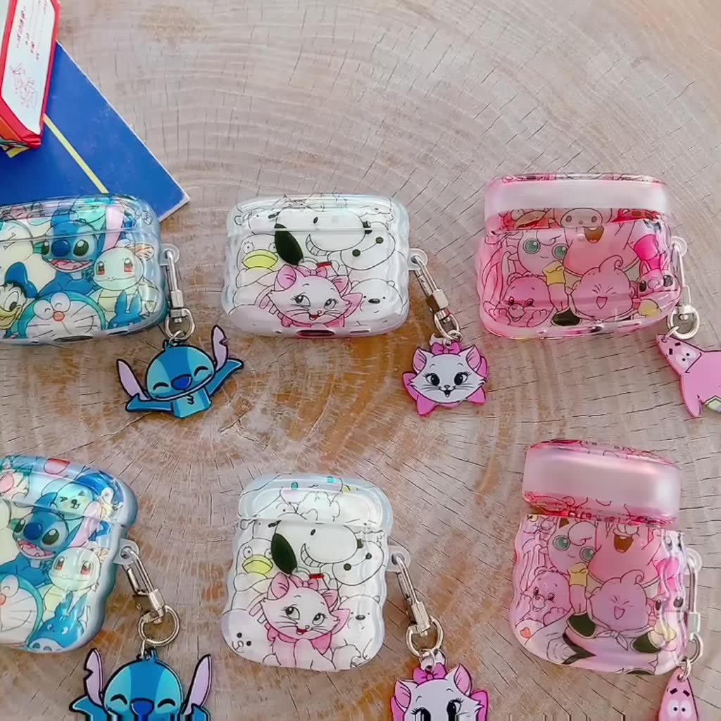 เคสหูฟังไร้สาย-ลายการ์ตูนคลื่น-สําหรับ-airpods-pro-2-airpods-1-2-3