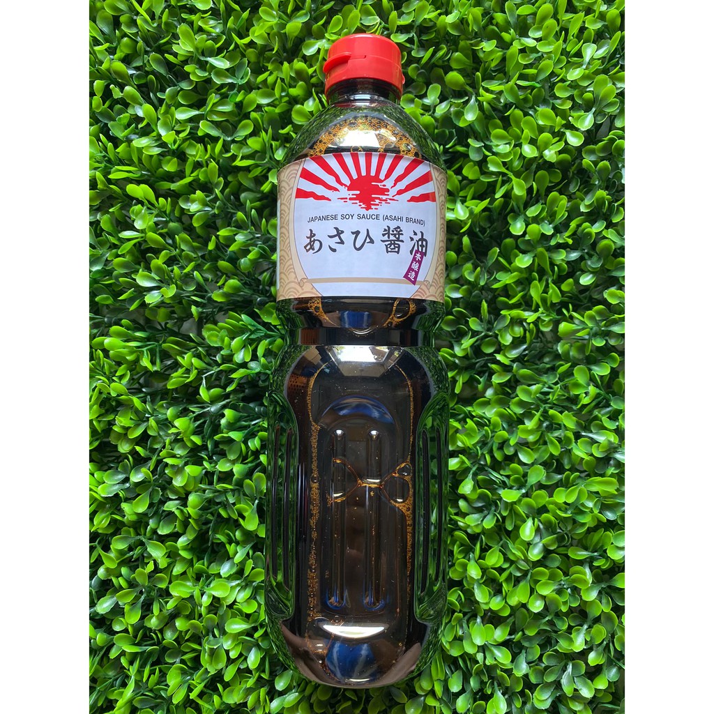 Asahi ซีอิ๊วญี่ปุ่น Japanese Soy Sauce ตรา อาซาฮี ขนาด 1 ลิตร Shopee