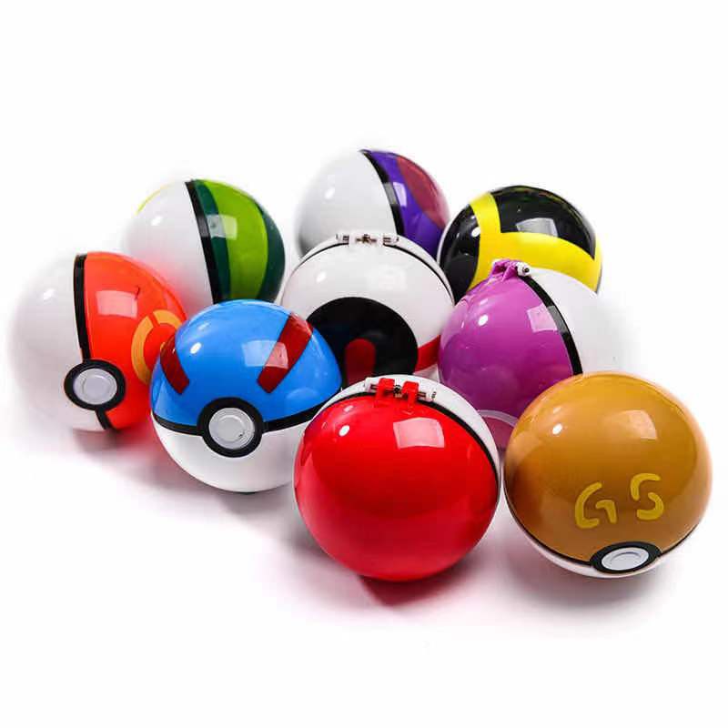 ภาพสินค้าบอลโปเกม่อน Pokemon Ball (พร้อมโปเกม่อนจิ๋วด้านใน) บอลสุ่ม ไข่หมุน ขนาด จากร้าน anuoyoupin.th บน Shopee ภาพที่ 2