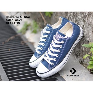 รองเท้าConverse รองเท้าผ้าใบ Converse All Star OX สีกรม