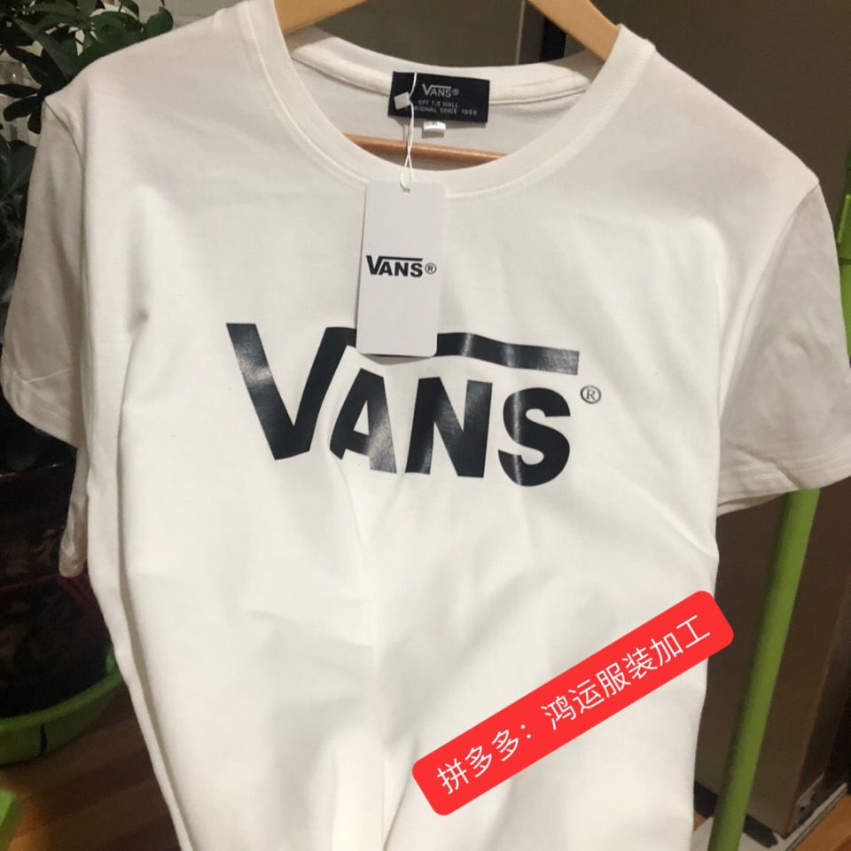 vans-ใหม่-เสื้อยืดแขนสั้น-แฟชั่นสําหรับผู้ชาย-และผู้หญิง