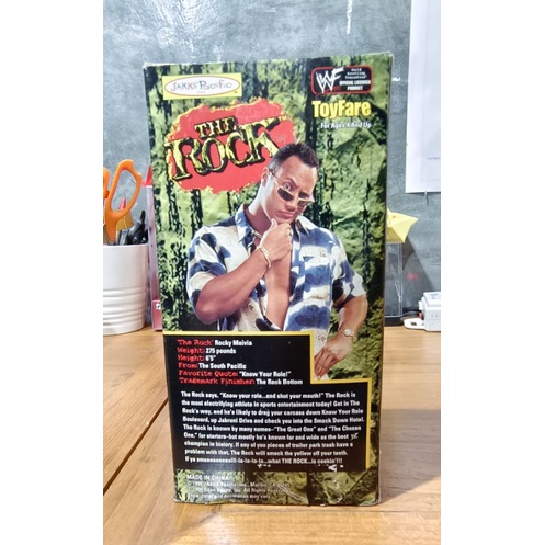 WF Exclusive Collector Figure - The Rock | Shopee Thailand