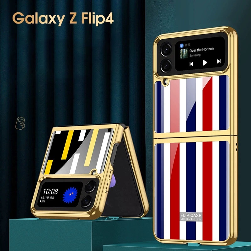 เคสโทรศัพท์มือถือ-แบบเต็ม-สําหรับ-samsung-galaxy-z-flip-4-2022