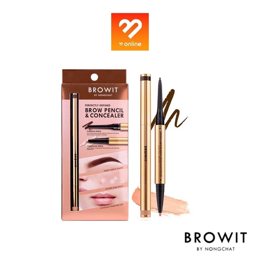 browit-by-nongchat-perfectly-defined-brow-pencil-amp-concealer-รวมดินสอเขียนคิ้วและคอนซีลเลอร์ไว้ในแท่งเดียว