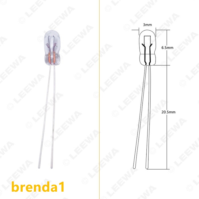 cod-หลอดไฟฮาโลเจน-t3-12v-30ma-ควอตซ์-กระจกใส-ทนความร้อนสูง-สําหรับรถยนต์-10-ชิ้น