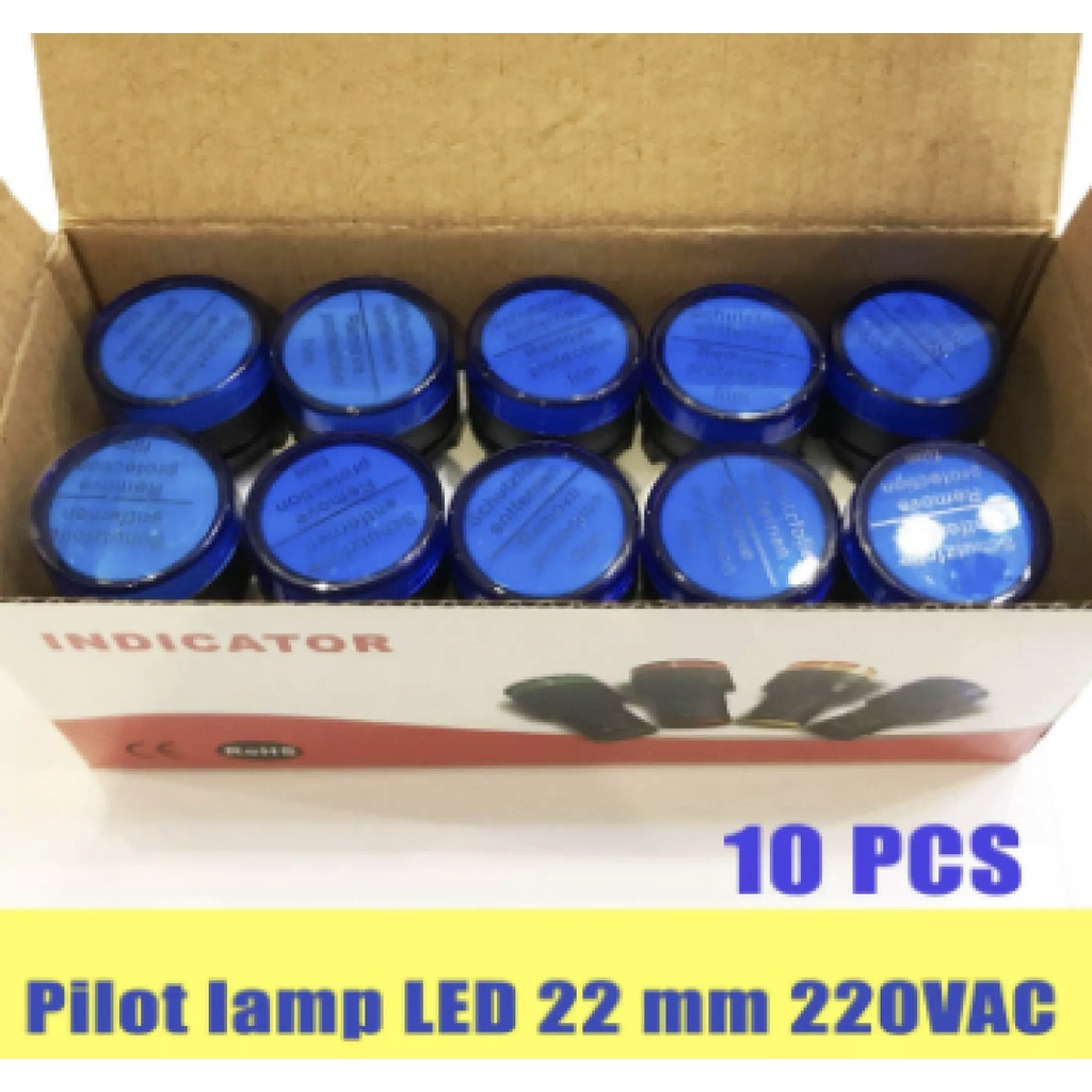 10ชิ้น-pilot-lamp-led-22mm-ไพล็อทแลมป์-ขนาด22มิล