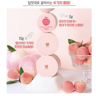 ภาพหน้าปกสินค้า[พร้อมส่ง]Skinfood Peach Cotton Muti Finish Powder 5g/15 g ที่เกี่ยวข้อง