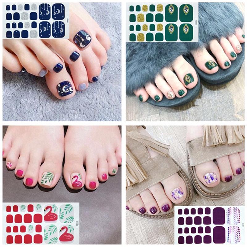 สติกเกอร์รอยสัก กันน้ํา ที่ทนทาน แฟชั่น สําหรับติดตกแต่งเล็บเท้า