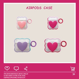 🔥จัดส่งภายใน24ชั่วโมง🔥เคสแอร์พอด 2 1 Case Airpod 3 pro รูปหัวใจ การป้องกันการตก ซิลิโคนนิ่ม Soft Case Airpod gen 3 2021