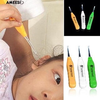 Ameesi เด็กแฟชั่น LED Light Ear ขี้ผึ้ง Remover ทำความสะอาดได้อย่างรวดเร็วทำความสะอาดไม่เจ็บปวดอย่างปลอดภัย