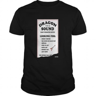 เสื้อยืดผู้ชาย Gildan เสื้อยืด พิมพ์ลาย Dragon Sound Band Recruitment1 สําหรับผู้ชาย และผู้หญิง S-5XL