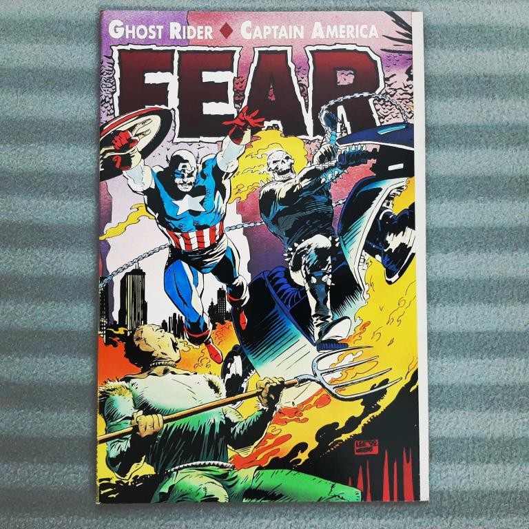 Ghost Rider/Captain America: Fear 1 (One-Shot) คอมมิกมาร์เวล (รูปแบบ ...