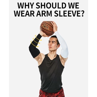 สนับศอก สนับแขน ป้องกันกล้ามเนื้อบาดเจ็บ Size M/XL TMT Sun muscle Protection arm sleeve Arm Warmers Protector