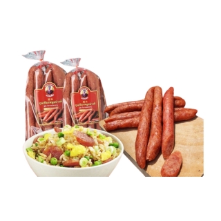 (อันดับ 1) กุนเชียงหมู เกรด A หมูล้วน มันน้อย ไม่ใส่วัตถุกันเสีย ไม่ใส่ดินประสิว สูตรโบราณอบเตาถ่าน กุนเชียงหมูสมคิด