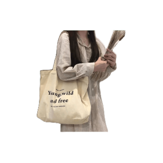 กระเป๋า Tote Bag กระเป๋าผ้ามินิมอล 9 ลายสกรีน ขนาด 43x33cm กระเป๋าผ้า