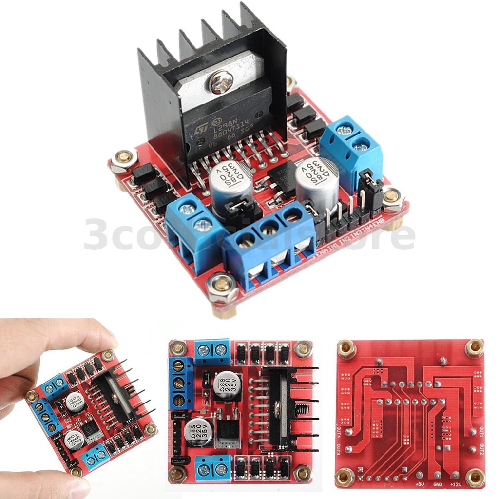 บอร์ดโมดูลควบคุมสเต็ปมอเตอร์ไดรฟ์-dual-h-5v-dc-arduino-l298n