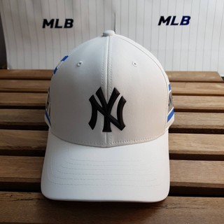 ของแท้ นำเข้าจากเกาหลี หมวก New York หมวก NY MLB YANKEES รหัส 32CPKX811 ขาว YANKEES แถบฟ้า
