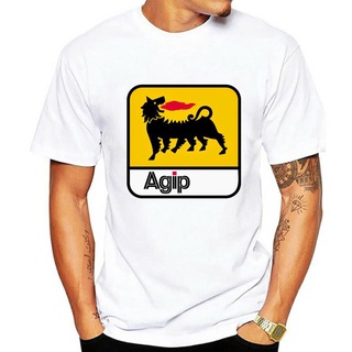 เสื้อยืดชาย - เสื้อยืดใหม่Agipน้ํามันสถานีบริการน้ํามันสถานีบริการน้ํามันรถแข่งรถยนต์Racinดิจิตอลพิ