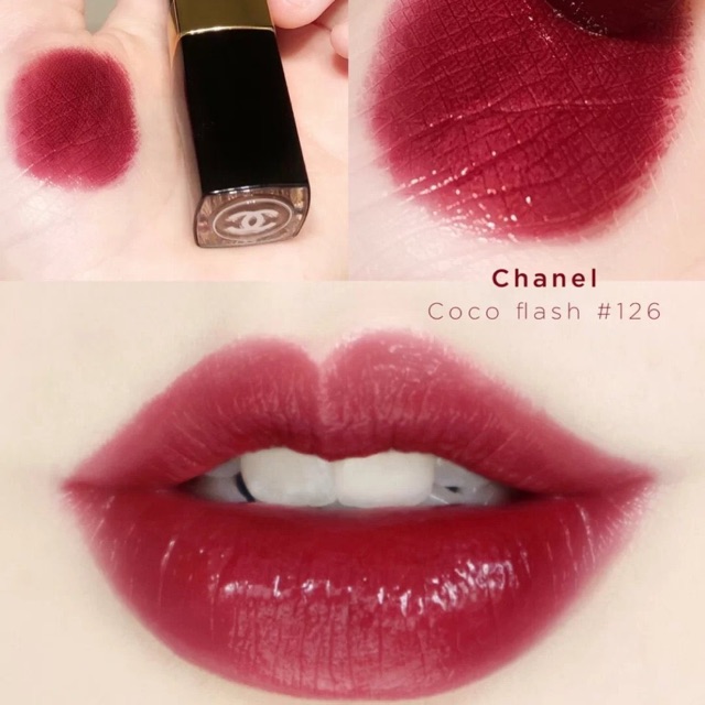 พร้อมส่ง ของแท้ 100%chanel rouge coco flash #126 | Shopee Thailand