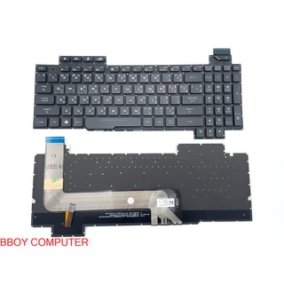 ASUS Keyboard คีย์บอร์ด ROG GL703V GL703VD GL703VM GL703G GL703GE GL703GS GL703GM ไทย-อังกฤษ มีไฟ Backlite