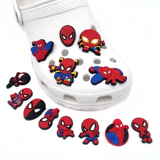 ภาพหน้าปกสินค้าJibbit crocks เข็มกลัด ลายการ์ตูน Spiderman Series Avengers Spider Man Jibbits สําหรับตกแต่งรองเท้า 1 ชิ้น ซึ่งคุณอาจชอบราคาและรีวิวของสินค้านี้