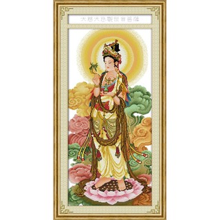 ชุดปักครอสติช พระโพธิสัตว์ (Bodhisattva Cross stitch kit)