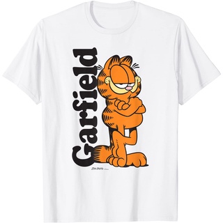 เสื้อยืดผ้าฝ้ายพิมพ์ลายขายดี เสื้อยืด พิมพ์ลายโลโก้ Garfield Cooper สไตล์วินเทจ คลาสสิก เรโทร สําหรับผู้ชาย และผู้หญิง เ