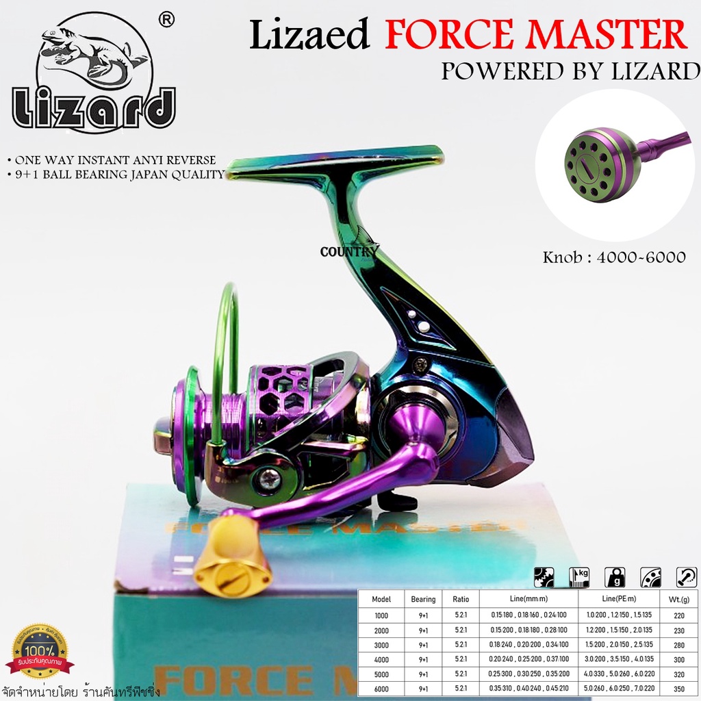 รอกตกปลา-lizard-force-master-ลิซาร์ด-ฟอร์สมาสเตอร์-สีรุ้ง