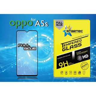 Startec ฟิล์มกระจกเต็มจอ Oppo A5S (หน้ากระจกเต็ม+หลังเคพร่า) Black สินค้าคุณภาพ รับประกันของแท้ 100%