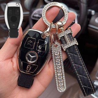 ภาพหน้าปกสินค้าTPU การวิ่งแข่ง Mercedes Benz Key Case e300l c260l s grade glc300l a200l gle เคสกุญแจรถยนต์ พวงกุญแจ พวงกุญแจรถยนต์ กระเป๋าใส่กุญแจรถยนต์ ปลอก ที่เกี่ยวข้อง