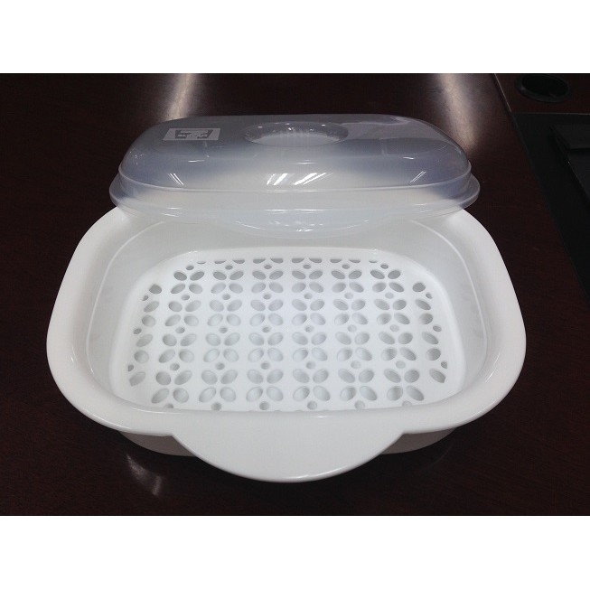 กล่องอุ่นอาหาร นึ่งอาหาร Pastina Microwave Steam Cooker กล่องนึ่ง