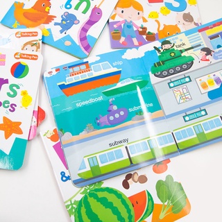 ภาพขนาดย่อของภาพหน้าปกสินค้าMISBOOK ชุด First Words for Kids 3 ภาษา 8 เล่ม พร้อมแผ่นดนตรี 12 แผ่น พร้อมปากกาพูดได้ รุ่นนกฮูก 32 GB จากร้าน misbook บน Shopee ภาพที่ 3