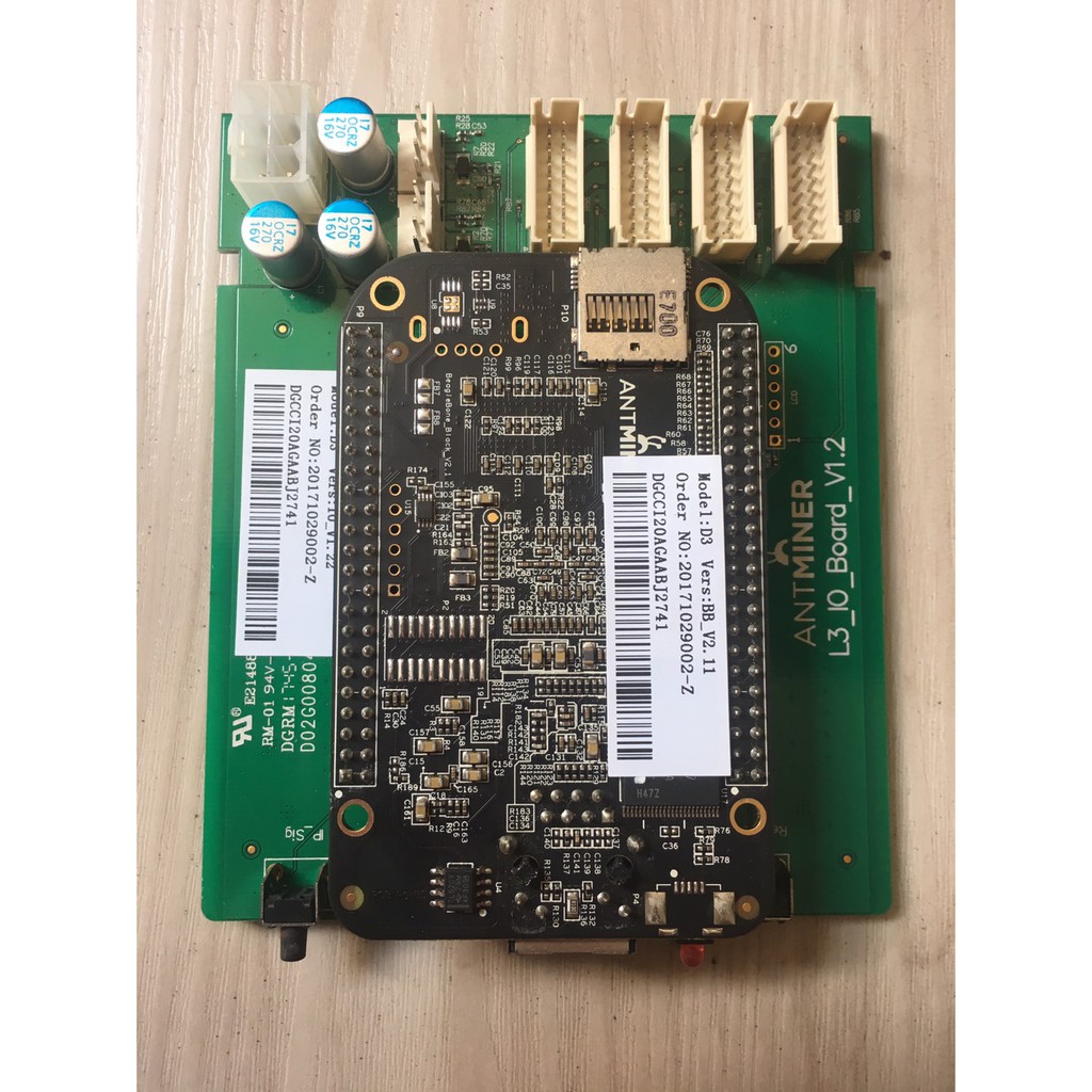 อะไหล่ทดแทน Spare part บอร์ดควบคุมเครื่องขุด Antminer L3+, L3++ Control ...