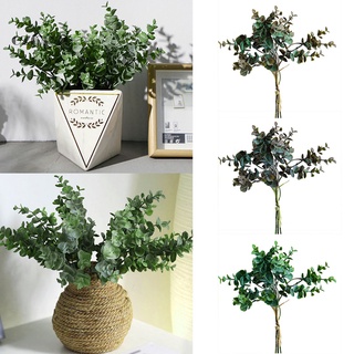 AG Artificial Plant Lively Unfading Decorative Faux Eucalyptus Leaves Tree for Household