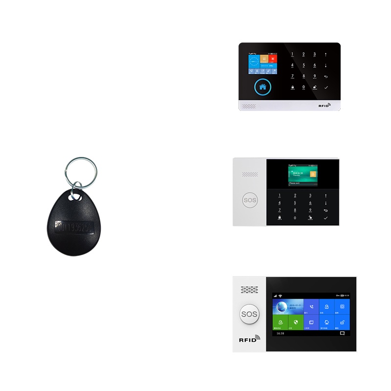 คีย์การ์ด RF 125k RFID รองรับเครื่องควบคุมการเข้าถึงสัญญาณเตือน ...