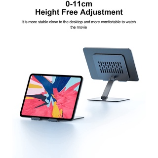 Hagibis ips01 แท็บเล็ตขาตั้งขาตั้ง iPad แบบปรับความสูงอลูมิเนียมสำหรับ iPad Pro 9.7, 10.5, 12.9 Air Mini Kindle