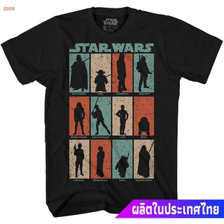 เสื้อยืดโอเวอร์ไซส์เสื้อยืดราคาถูกZ009 เสื้อยืดลำลอง STAR WARS Find Me Luke Vader Yoda Chewie Boba Fett Han Solo Leia Ew