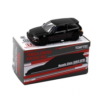 Tomytec 1/64 HONDA CIVIC SIR II GROUP A BLACK HK EXCLUSIVE TLV-CIVIC DIECAST SCALE รุ่นรถ TOMICA LIMITED VINTAGE