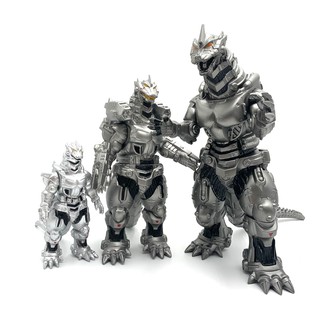 โมเดล ก็อดซิลล่าสีเงิน Godzilla Mechagodzilla ของเล่นสะสม ของตกแต่ง