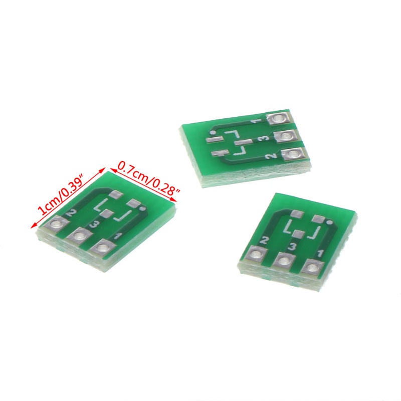 ภาพสินค้าPoop Smd Sot23-3 To Dip Sip3 อะแดปเตอร์แปลงสายเคเบิ้ล Pcb Pcb 10ชิ้น จากร้าน poopoostore.th บน Shopee ภาพที่ 4