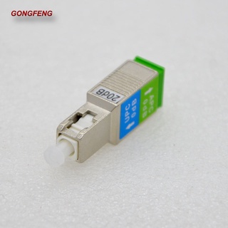 10PCS Fiber Optic Adapter Connector SC/APC Female -SC/UPC Male 1~20dB Fixed Fiber Attenuator Coupler Flange Free Shippin